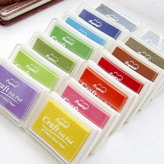 4pcs Rainbow Color Finger Ink Pads Kids DIY Ink Pads DIY Pigment Pads Ink  Pad Stamps Multicolor Inkpad 