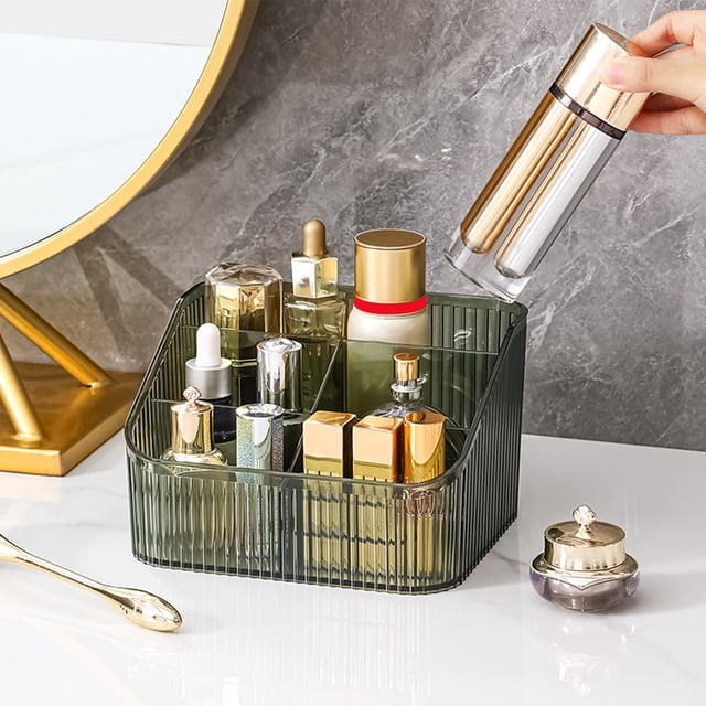 Mairbeon Clear Cosmetics Storage Box Organizer Multi-Compartments ...