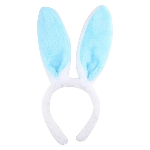 Mairbeon Easter Bunny Headband Festive Adorable Lovely Anti-break Easy to Store Everyday Wear Fabric Plush Bunny Kids Headgear for Children