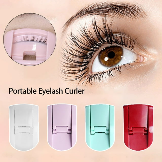 Mairbeon Eyelash Curler Long Lasting Curl Fitted Eye Shape No Lash Damage Natural Effect Mini False Eyelashes Extension Curling Clip Make Up Supply