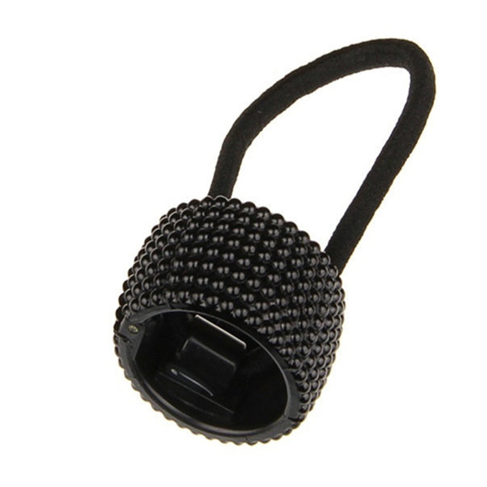 Mairbeon Fashion Women Punk Rivet Circle Ring Elastic Hair Rope Band ...