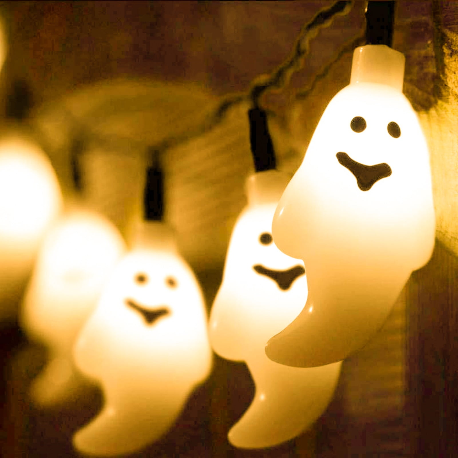 Mairbeon Halloween Ghosts String Lights Horrific Ambient Lamp USB LED ...