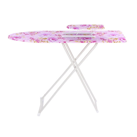 Mairbeon Ironing Board Height Adjustable Smooth Edge Good Load-bearing Non-Slip Wear Resistant Ironing Clothes Extra-Wide Clothes Ironing Board with Folding Legs
