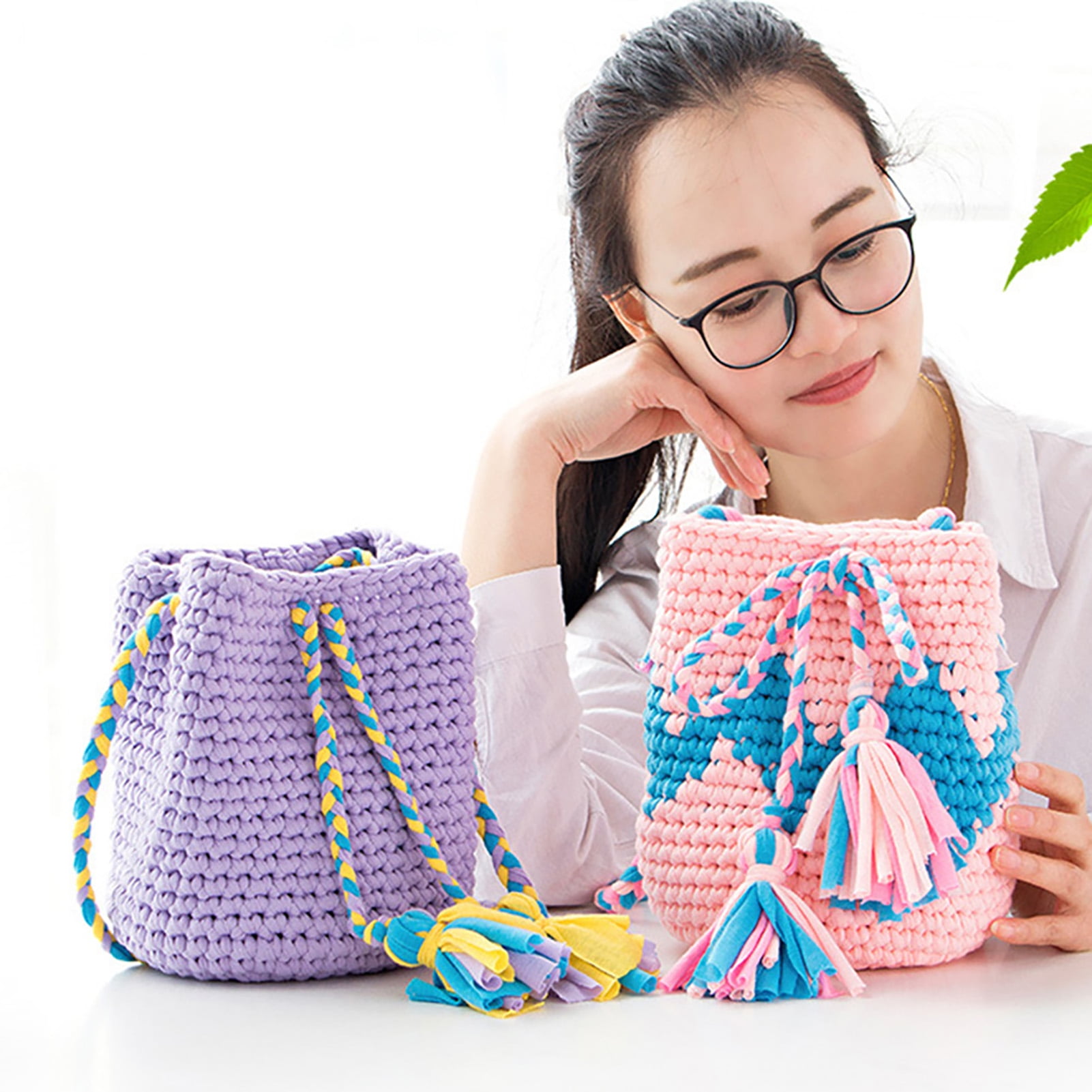 Mairbeon Knitting Thread Certain Elasticity Anti-shrink Cloth Hand ...