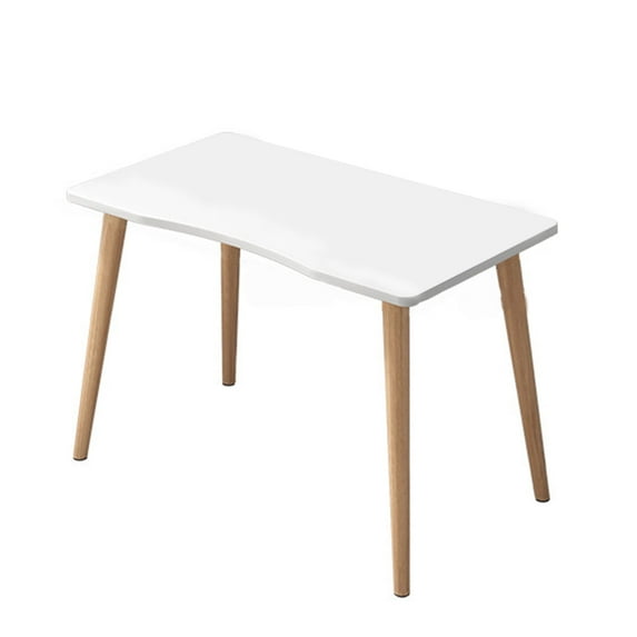 Mairbeon Modern Ergonomic Design Thickened Plate Spacious Desktop Computer Desk Solid Wood PC Work Writing Table