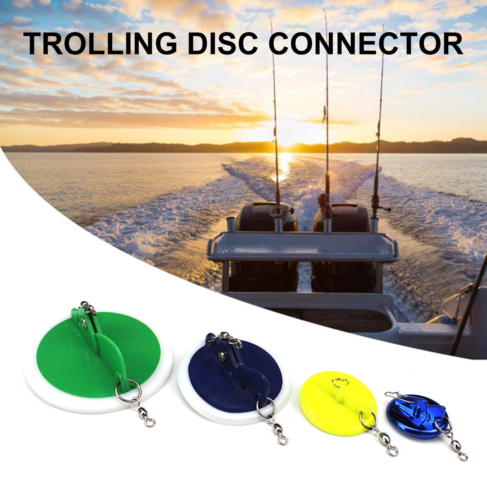 Mairbeon Plastic Dipsy Diver Directional Round Shape Adjustable Angle Disc  Dipsey Diver Angling Accessories 
