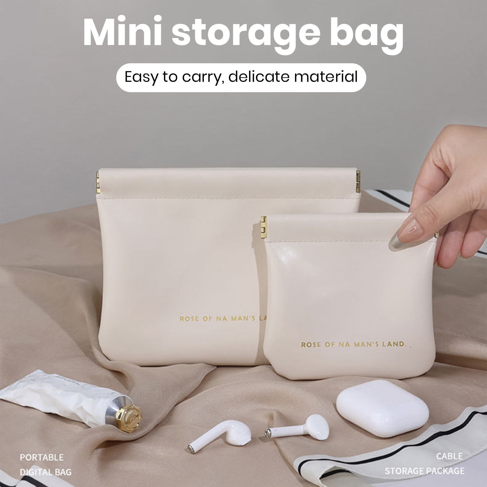 Mairbeon Purse Bag Waterproof Reusable Multifunctional Portable Sundry