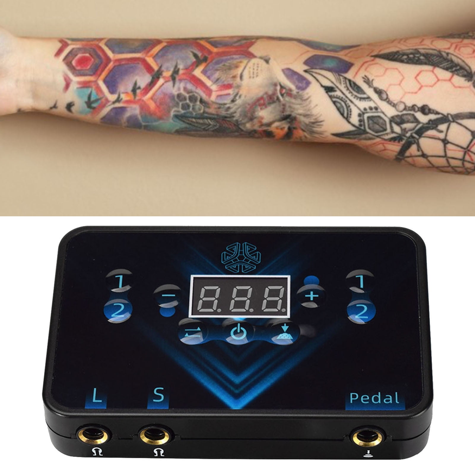 Tattoo Accessories Tattoo Power Supplies 3 Hole Dual Mode Tattoos