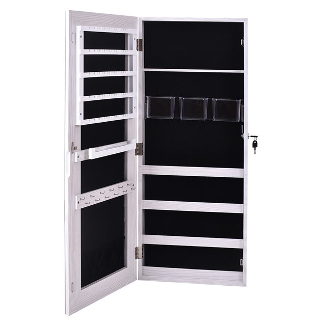 Mairbeon The Whole Surface PVC Film Wall Hanging Door With Lock Jewelry