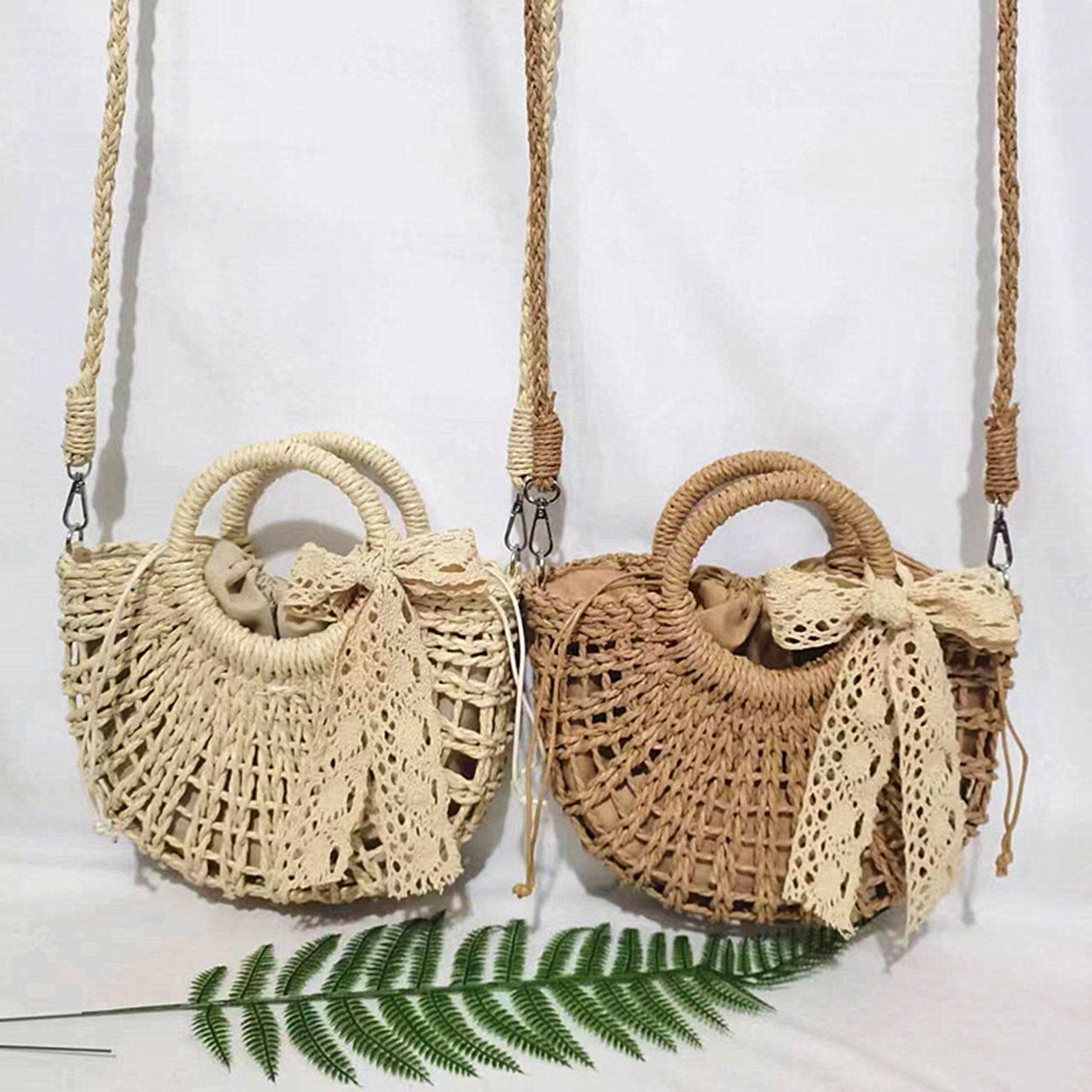 Mairbeon Women Handbag High Capacity Hand-woven Hollow-carved