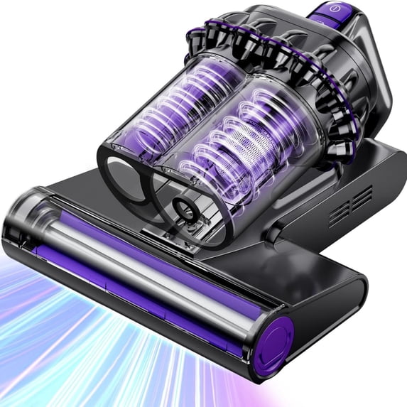 Maircle Mattress Vacuum Cleaner with UV Light, 16Kpa Ultrasonic Bed Vacuum with LED Display, Multiple Filtration Handheld Vacuum for Bed, Couch