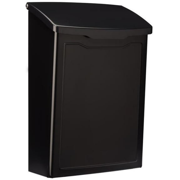 Mairina Wall Mount Mailbox, Black