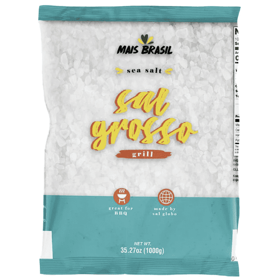 Mais Brasil Coarse Sea Salt 35.27 oz | Pack of 2 | Sal Grosso