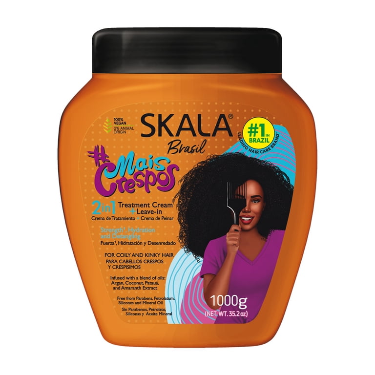 Skala, #Mais Crespos 2 in 1 Treatment Cream, 35.3oz, Hydrate