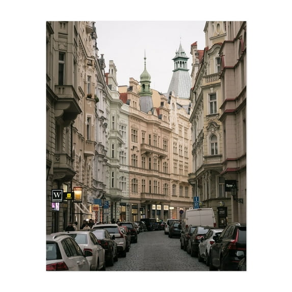 Maiselova, Prague - Prague Czechia Photography City Architecture Street Photography Cityscape Vintage Travel Poster Unframed Wall Art Print 22 x 28 inches