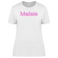 thumbnail image 1 of Maisie Cute Pink Heart Name T-Shirt Women -Image by Shutterstock, Female Large, 1 of 2
