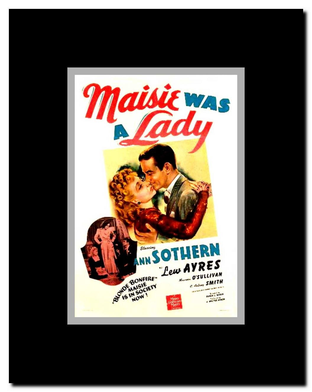 Maisie Was a Lady Framed Movie Poster