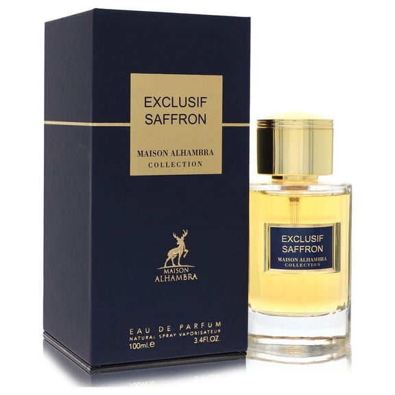 Eau De Parfum Spray (Unisex) 3.4 oz Maison Alhambra Maison Alhambra Exclusif Saffron by Maison Alhambra Men