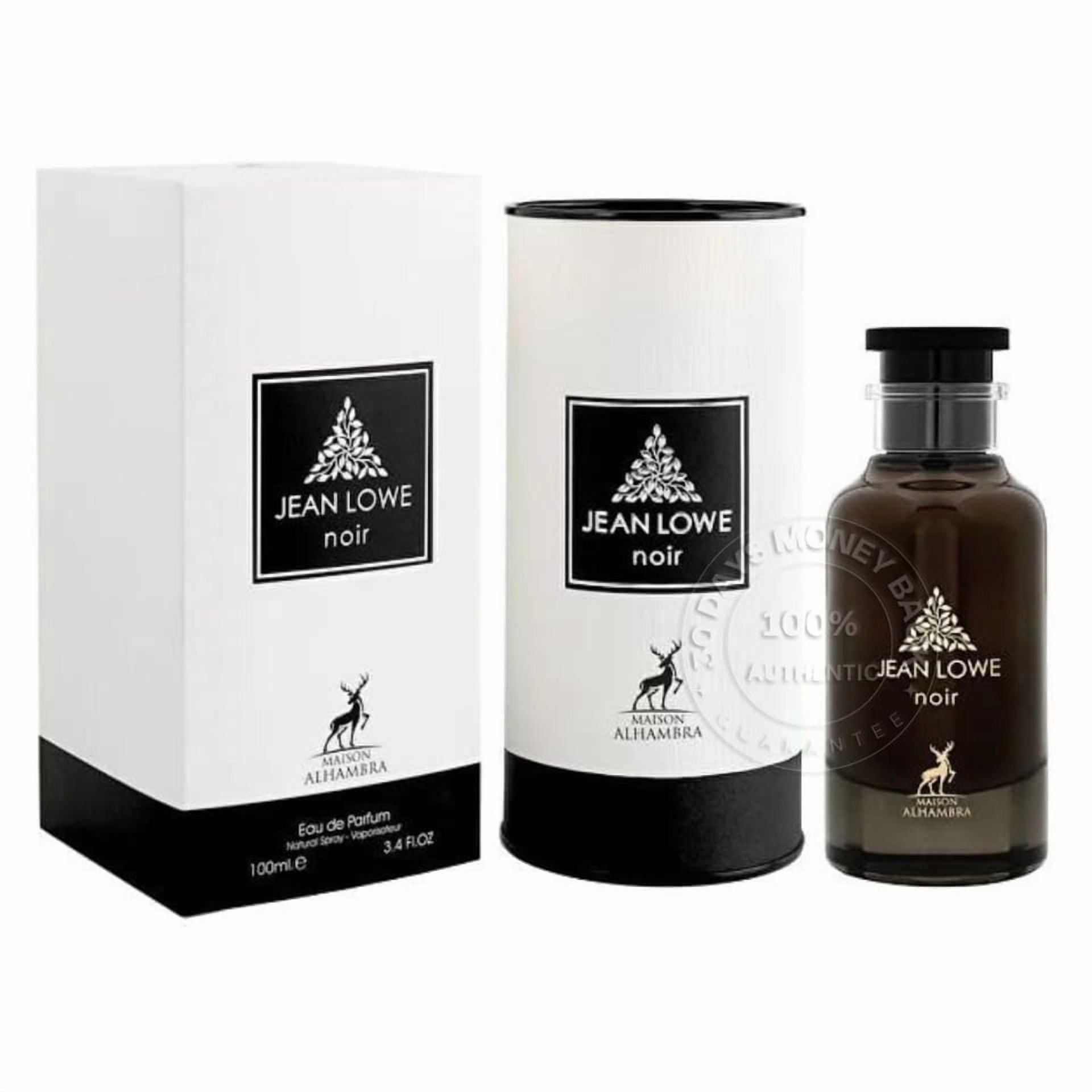 メゾン アルハンブラ JEAN LOWE noir EDP 100ml Maison Alhambra Jean Lowe Noir EDP Spray Unisex, 3.4oz/100ml