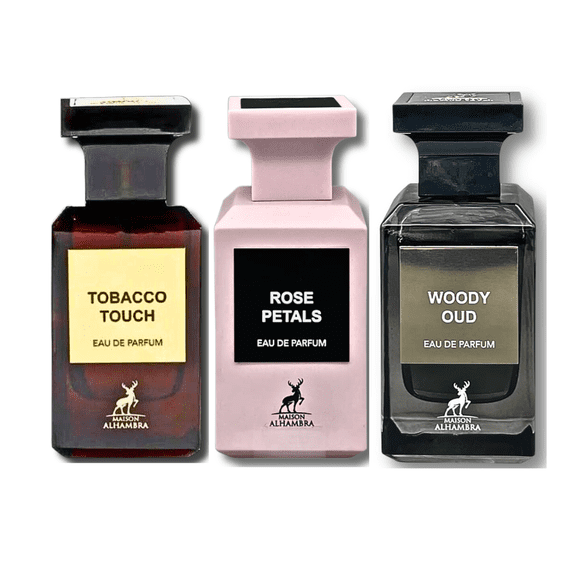 5-Piece Perfume Collection – Eau De Parfum Sprays 80ml (2.7 oz) by Maison Alhambra (Collection)