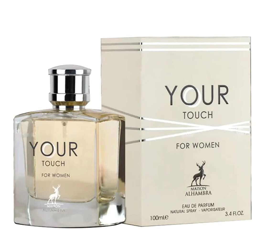 Maison Alhambra Your Touch Eau De Parfum Spray for Women, 3.4 Ounce