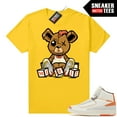 Maison Chateau Rogue 2s to match Sneaker Match Tees Gold "Misfit Teddy