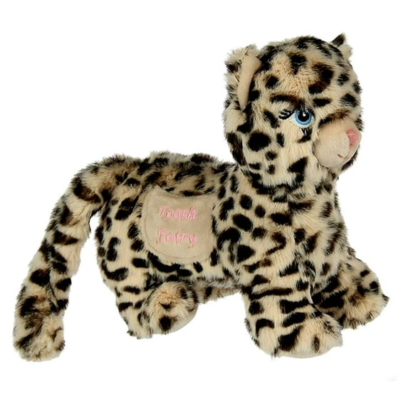Maison Chic 11609 Lacey The Leopard Tooth Fairy Plush Toy, 9-inch Length