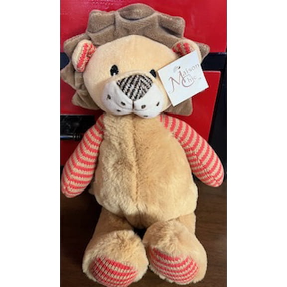 Maison Chic Ryan The Lion Plush Stuffed Animal Toy 16"