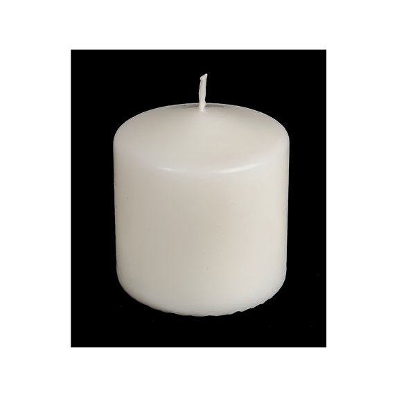 Maison Concepts 2.75" X 3" Unscented Pillar White - Set of 2 (2.598 L X 2.44 W X 2.598 H)