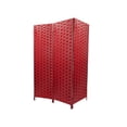thumbnail image 1 of Maison Concepts 3 Panel Woven Bamboo Screen Burgundy (2 L X 5 W X 40 H), 1 of 1
