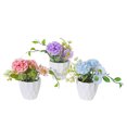 thumbnail image 1 of Maison Concepts Artificial Carnation In White Pot Asstd - Set of 3 (5.5L X 5.5W X 6.7H), 1 of 3