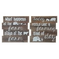 thumbnail image 1 of Maison Concepts Asymmetrical Wood Wall Sign (Farm Life) (Asstd) - Set of 2 (15.75L X 0.7W X 15.75H), 1 of 2