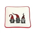 thumbnail image 1 of Maison Concepts Ceramic Gnome Square Plate - Set of 4 (5.3L X 5.3W X 0.9H), 1 of 1
