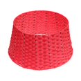 thumbnail image 1 of Maison Concepts Christmas Basketweave Tree Collar Red (19.3L X 19.3W X 9.85H), 1 of 3