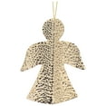 thumbnail image 1 of Maison Concepts Christmas Hammered Metal Ornament Angel - Set of 12 (3.15L X 4.15W X 1H), 1 of 3