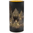 thumbnail image 1 of Maison Concepts Christmas Led Black Glass Stand Forest 8", 1 of 4