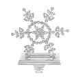 thumbnail image 1 of Maison Concepts Christmas Metal Beaded Snowflake Stocking Holder (6L X 5W X 6.5H), 1 of 3