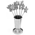 thumbnail image 1 of Maison Concepts Christmas Set Of 6 Assorted Cocktail Picks With Holder (1.85L X 1.85W X 5.75H), 1 of 4