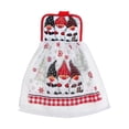 thumbnail image 1 of Maison Concepts Christmas Tie Hand Towel Triple Gnome - Set of 4 (15L X 17W X 0.75H), 1 of 2