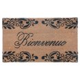 thumbnail image 1 of Maison Concepts Coir Door Mat Bienvenue Scroll (Black) 18" X 30" X 2", 1 of 3