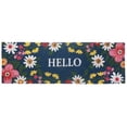 thumbnail image 1 of Maison Concepts Coir Door Mat Floral Hello (Multi) 16" X 48" X 2", 1 of 3