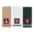 thumbnail image 1 of Maison Concepts Embedded Buffalo Print On Solid Cotton Kitchen Towel Asstd (18 L X 30 W X 2 H), 1 of 1