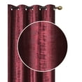 thumbnail image 1 of Maison Concepts Embossed Rubber Panel & Grommets Burgundy - Set of 2 (54 In x 96 In x 2 In), 1 of 2