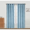 thumbnail image 1 of Maison Concepts Embroidered Panel W 8 Grom (Fern) (Teal) (84") - Set of 2, 1 of 2