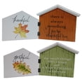 thumbnail image 1 of Maison Concepts Foldable House Stand Autumn Inspirational - Set of 2 (11L X 0.6W X 9.45H), 1 of 3