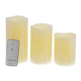 thumbnail image 1 of Maison Concepts Led 3 Pc Wave Top Unscented Ivory Gift Set With Remote (4 L X 4 W X 6 H), 1 of 1