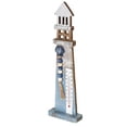 thumbnail image 1 of Maison Concepts Lighthouse With Beaded Garland And Thermometer 18", 1 of 3