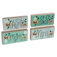 thumbnail image 1 of Maison Concepts MDF Rectangle Table Blocks Family Inpired (Multi) 4.72" X 1.57" X 9.45" -Set of 4, 1 of 4