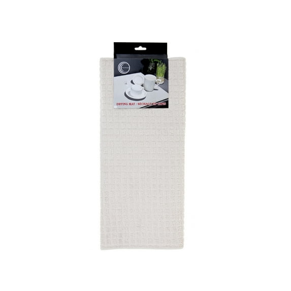 Maison Concepts Microfibre Drying Mat Natural - Set of 2 (15 L X 20 W X 1 H)