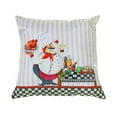 thumbnail image 1 of Maison Concepts Polyester Digital Print Cushion (Chef Serving Chicken) (18 X 18) - Set of 2, 1 of 2